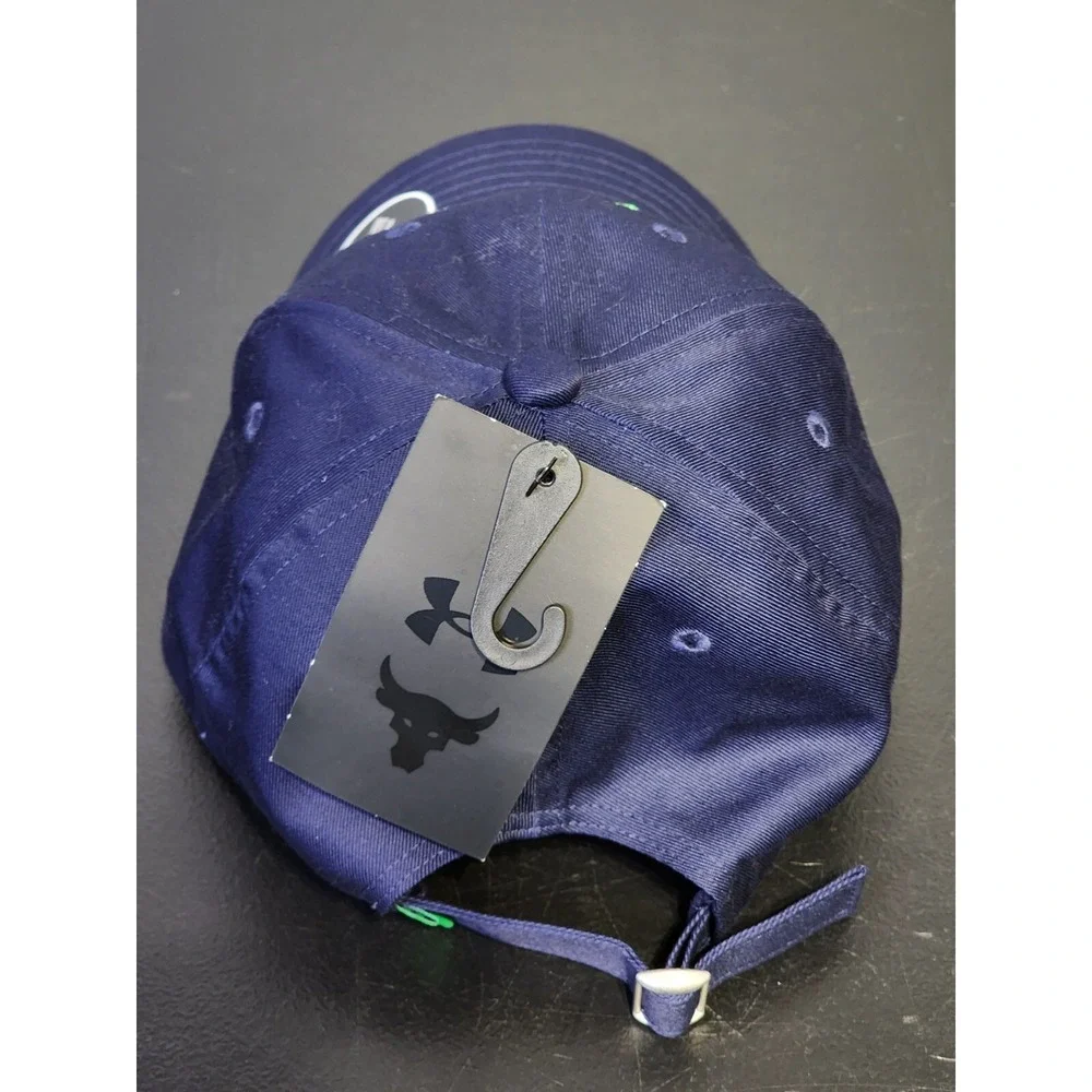 Under Armour‎  Project Rock Unisex Youth Cap Navy Blue Green Adjustable 1369814